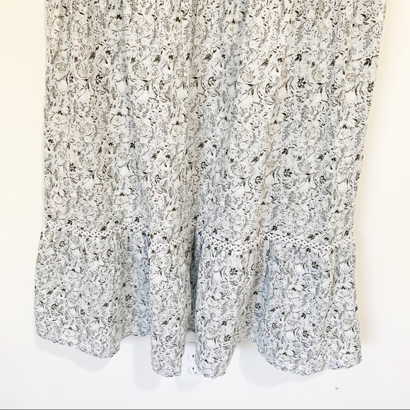 Lucky Brand Grace Midi Dress Floral Size Medium - Picture 13 of 15